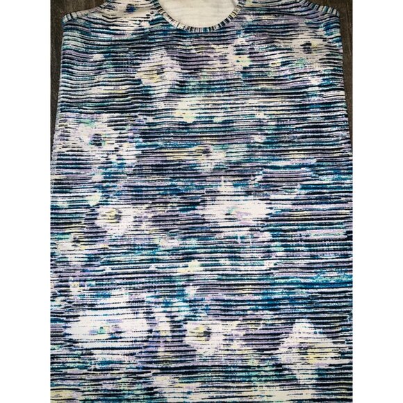 Lululemon Cool Racerback Tank Top size 6 Blurry Belle Multi - Picture 3 of 5